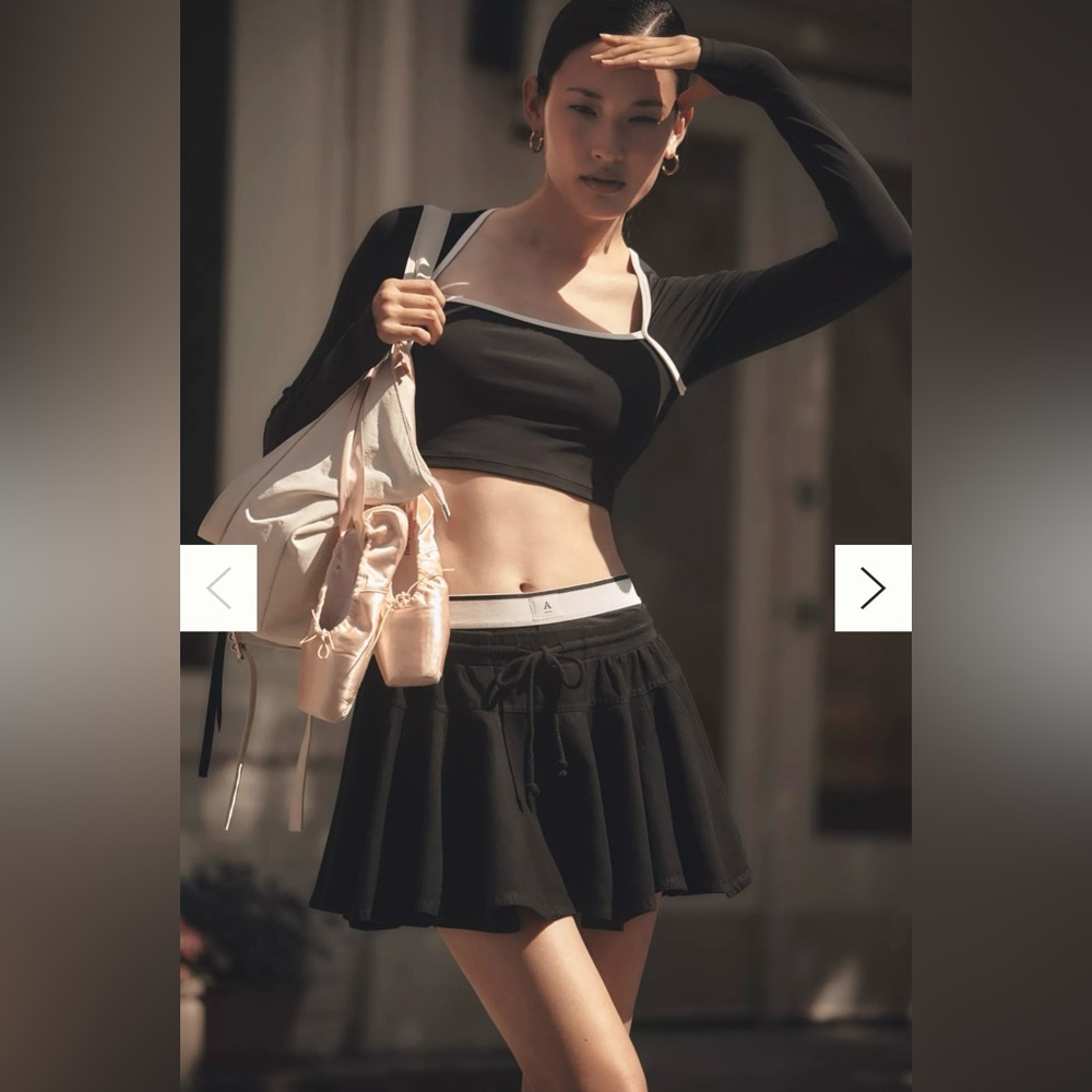 Daily Practice by Anthropologie Courtside Mini Skirt